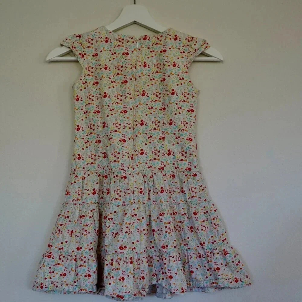 Girls LAURA ASHLEY short sleeve floral dress Size 6X - Picture 7 of 8